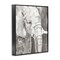 Stupell Industries Rustic Abstract Elephant Framed Giclee By Nan